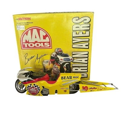 Action Vintage Brian Ayers Mac Tools 2000 1:9 Pro Stock Bike - Image 1 of 3