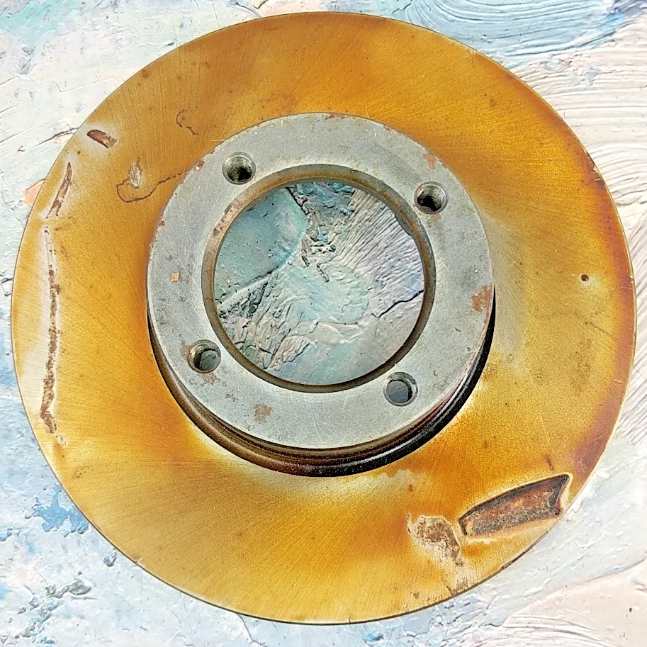 5234 For Subaru Brat GL GLF DL Solid Front Disc Brake Rotor Replaces 725431000 - Image 1 of 4