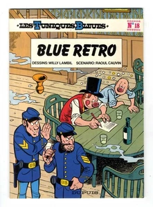LES TUNIQUES BLEUES  n°18   BLUE RETRO   LAMBIL  CAUVIN  EO  Parfait état - Picture 1 of 3