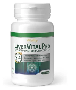 Leber Vital Kapseln 60 Stk–7in1 Formel+Cholin,Mariendistel,Vitaminen,Mineralstof - Picture 1 of 4