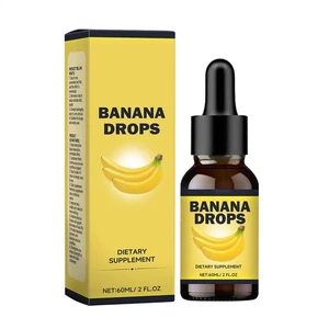 Liquido estratto integratore gocce di banana - 2 oz/60 ml gocce di banana tutto naturale nuovo - Foto 1 di 12