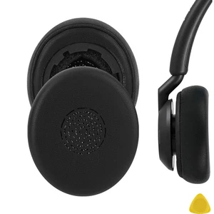 Almohadillas de cuero Geekria Protein para auriculares Jabra Engage 50 II (negro) - Imagen 1 de 6