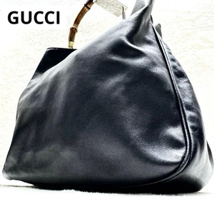 GUCCI Bamboo Handtasche Leder Vintage Authentic From Japan - Bild 1 von 10
