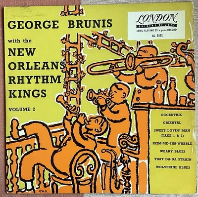 GEORGE BRUNIS ‘With The New Orleans Rhythm Kings Volume 2’ London 10” LP - Image 1 of 4