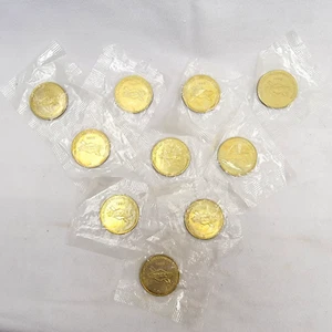 1999 Millennium Coin Series Sunoco Complete 10 Brass Token Set Only No Display - Foto 1 di 8