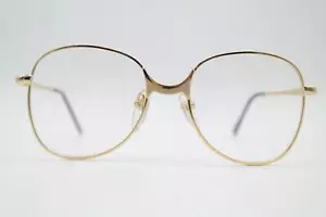 Vintage Brille Gormanns 949304 Gold Oval Brillengestell eyeglasses - Picture 1 of 6