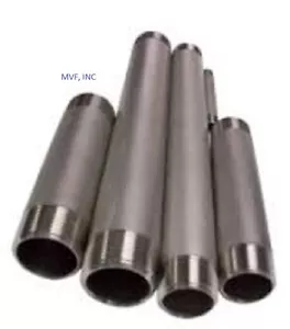 1/4" X 3-1/2" Threaded NPT Pipe Nipple S/40 STD Welded 304/L Stainless SN2020511 - Picture 1 of 5