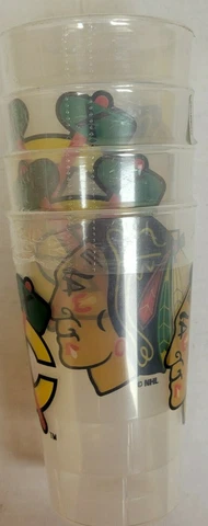 NHL Chicago Blackhawks 4 Piece Tumbler Set, NEW Cover
