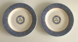 ROYAL DOULTON Side Plate x 2 Everyday 'Denim Daisy' Series 1997 - AS NEW - Bild 1 von 5