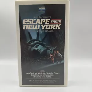 Escape from New York VHS 1984 John Carpenter Kurt Russell Nelson Horror Sci-Fi - Bild 1 von 5