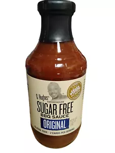 G Hughes Sugar Free BBQ Sauce Original 18 OZ - Picture 1 of 2