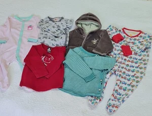 6 Teile Baby Kleidung Gr. 62 -68 Frugi, Alana, People, peek-a-boo BIO Baumwolle - Bild 1 von 17