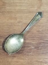Small Vintage Sterling Silver Webster Co Mother's Feeding Baby Spoon Monogrammed