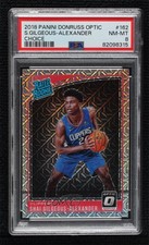 2018-19 Donruss Optic Rated Choice Prizm Shai Gilgeous-Alexander PSA 8 Rookie RC