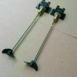 Juego de 2 juegos de motores de radiocontrol barco accionamiento 130 eje de asiento de motor kit de hélices modelo de radiocontrol envío - Imagen 1 de 7
