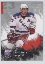 2007-08 Upper Deck Be a Player Platinum Player's Club /25 Chris Drury #128