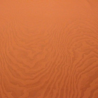 P KAUFMANN PRELUDE KOI ORANGE SOLID MOIRE DESIGN JACQUARD FABRIC BY YARD 54"W - Image 1 of 4