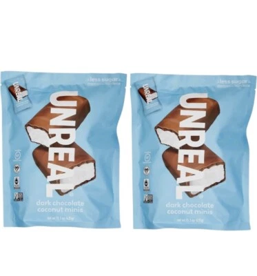 Unreal Dark Chocolate Coconut Mini Bars 2 Packs Each 15.3 oz, - Image 1 of 4