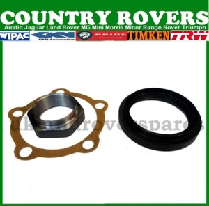 LAND ROVER DEFENDER PUMA 90  110 HUB OIL SEAL- GASKET - STAKE NUT KIT FRONT/REAR - Picture 1 of 8