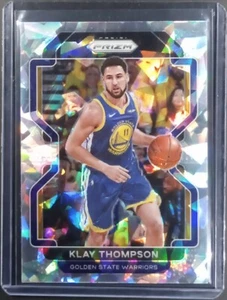 2021-22 Panini Prizm Klay Thompson #92 Ice Prizm Golden State Warriors - Picture 1 of 3