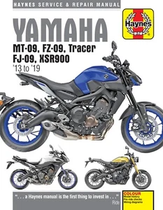 Haynes Manual 6333 for Yamaha MT-09, Tracer & XSR900 (13 - 19) workshop/service - Picture 1 of 7