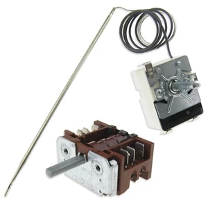 FALCON CONTROL THERMOSTAT OPERATING 732920049 C/W ON/OFF FAN SWITCH OVEN RANGE - Picture 1 of 24