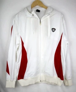 Jordan RN#56323 CA#05553 Jacket/ Front Zipper with Hood Size L White/Red - Picture 1 of 8