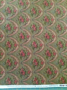 1 yard Traditions Circa 1800 Reproductions #2237, 100% Cotton Fabric, Northcott - Picture 1 of 1
