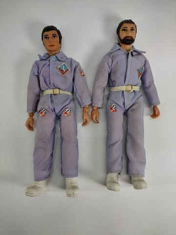 1971 Vintage Mego ACTION JACKSON x2 Bearded Mod Hair Jumpsuit Action Figure Cover