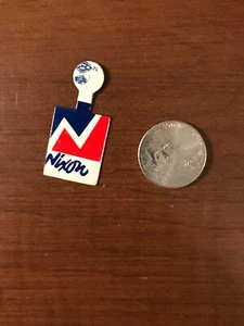 Richard Nixon Tab Back Pin President Campaign Button Political 1968 - Bild 1 von 2
