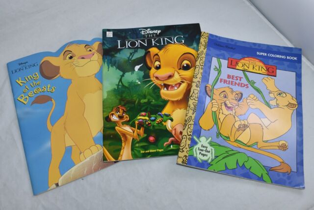 Disney The Lion King “Simba Roars” 5 1/2 x 5 1/2 Hard Cover Squeeze Me  Book