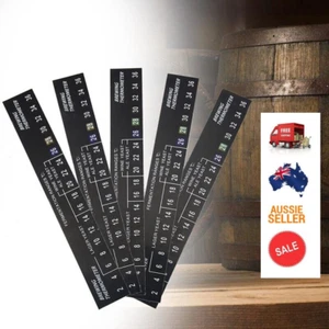 5 x Sticky Adhesive fermenter Tank Aquarium Thermometer Sticker Strips home brew - Picture 1 of 10