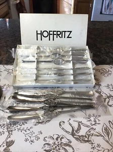 Vintage (12) HOFFRITZ GERMANY Hummer Pick Krabbengabel Meeresfrüchte Löffel 7-1/4" NEU - Bild 1 von 20