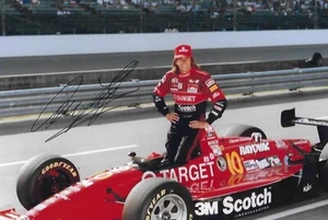 Arie Luyendyk signed-auto 4x6 photo Auto Racing Indy 500 Legend Rare COA LOOK! - Picture 1 of 1