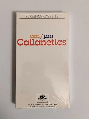 am/pm Callanetics (VHS) FITNESS WORKOUT RARE PROMO FACTORY SEALED - Image 1 of 4
