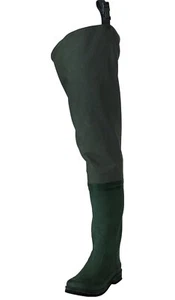 FROGG TOGGS Men's Cascades 2-Ply Bootfoot Poly/Rubber Cleated Hip Wader - Picture 1 of 5