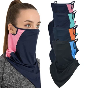 Men Balaclava Face Mask Cooling Neck Gaiter Sun Masks Bandana UV Headband Scarf - Picture 1 of 25