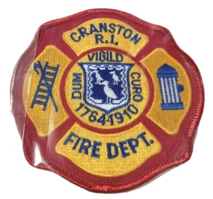 Cranston Rhode Island Fire Department Patch RI Fire Dept. - Picture 1 of 4