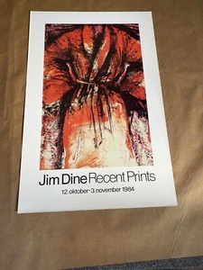 Jim Dine Recent Prints Lithographie Vintage Kunstdruck 1984 - Bild 1 von 7