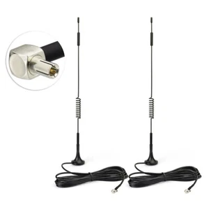 2 Pack External 4G LTE TS9 Antenna for Netgear NIGHTHAWK M1 MR1100 Mobile WiFi - Picture 1 of 12