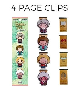 Golden Girls Bookmark Magnetic Page Clips Paperclips Set For Planner Journal 4pc - Bild 1 von 21