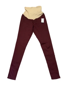 NWT! Indigo Blue Maternity Full Panel Skinny Pants - Size XS - Picture 1 of 6