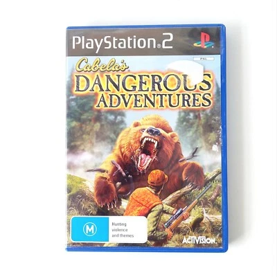 Cabela's DANGEROUS ADVENTURES for PS2 - Very Good Condition - INCLUDES MANUAL - Image 1 of 4