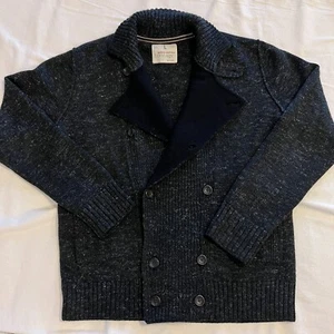 Banana Republic Heritage Men’s Double Breasted Sweater Jacket LARGE Wool Blend - Picture 1 of 11