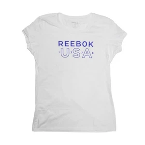Reebok Women's COED CrossFit "USA" T-Shirt (White) BI0764 - Picture 1 of 1