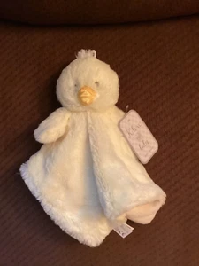 Kellytoy K Luxe gelbe Ente Plüsch Baby Decke Lovey Rassel Spielzeug mit Etikett - Bild 1 von 7