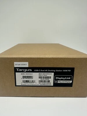 Targus USB-C Universal Dual Video 4K Docking Station 100W Power Delivery - Image 1 of 4