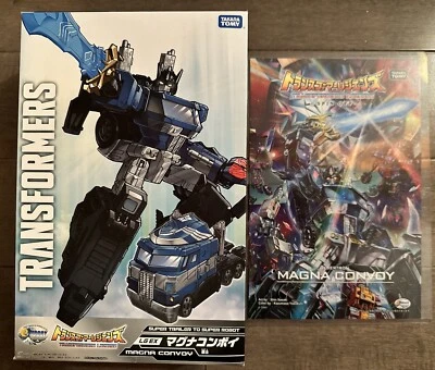 GENUINE Takara Tomy Transformer Legend LGEX MAGNA CONVOY+COMIC E-Hobby LG-EX NEW - Image 1 of 2