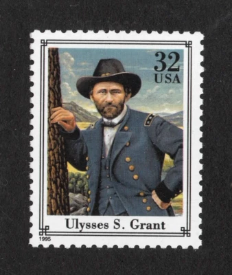 2975d - MNH - ULYSSES S GRANT - Lt. General - US President - US Civil War - Image 1 of 2