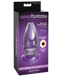 Anal Fantasy Elite Collection Mega Anal Glass Gaper - Clear - Picture 1 of 3